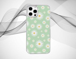 Green Daisy Pattern Summer Phone Case Cover for iPhone Samsung Huawei Go... - £3.99 GBP+