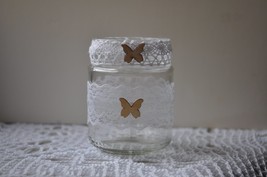 Jar, candle holder Daisy 3 for the wedding table from Rustic Art. - $5.79