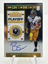 2019 Panini Contenders Playoff Ticket #133 Benny Snell Jr. /49 - £7.75 GBP