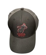 MIAMI HEAT NBA Black and Gray 2 Tone Baseball Hat Cap NBA Licensed NEW - £15.97 GBP