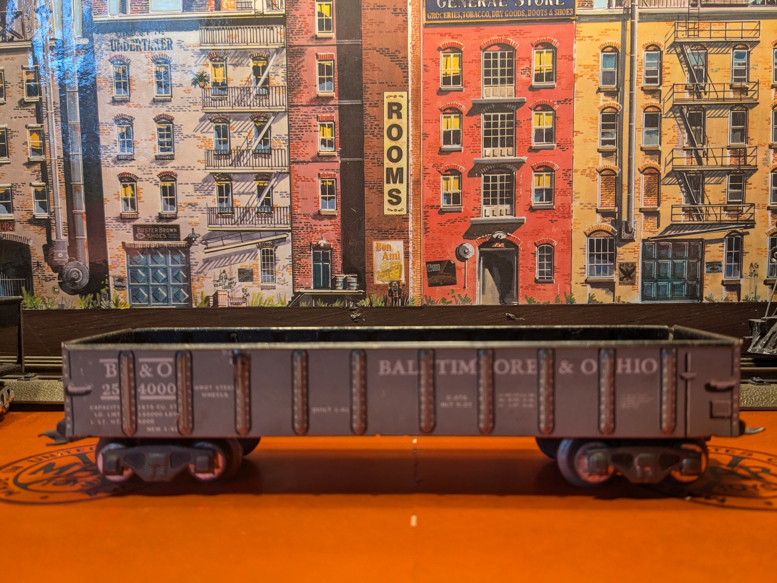 Marx Trains Used  # 254000/3552  3/16 Scale Car  Metal  B & O Baltimore &  Item image 3