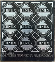 *The FIRST Los Angeles International Film Exposition (FILMEX) Nov. 1971 ... - £74.82 GBP