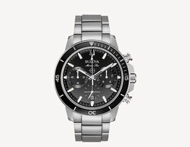 Bulova Marine Star 45mm Stainless Steel Case Silver Bracelet Men&#39;s Watch... - $589.05
