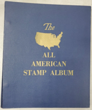 The All American Stamp Album 1960 by Minkus with Numerous Stamps - £39.10 GBP