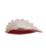 Krosno Jozefina Poland Art Glass Conch Shell Console Bowl Centerpiece 18... - £45.54 GBP
