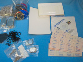 Jewelry Photo Supplies Dog Tags Ball Chains Paper Seals Large Lot - $39.95