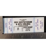 KRIS KRISTOFFERSON - VINTAGE NOV. 8, 1977 UNUSED WHOLE CONCERT TICKET - $25.00