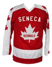 Any Name Number Seneca Nationals Hockey Jersey New Red Wayne Gretzky Any Size - £39.08 GBP+