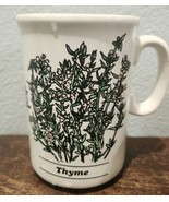 Vintage 1992 Bloom-rite Thyme Coffee Mug Herb Garden Nurserymen&#39;s Exchange  - $12.77