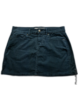 Old Navy Womens A Line Corduroy Skirt Size 4 Solid Blue Pockets - $20.79