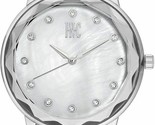 I. N.c. Mujer Color Plata 36mm Madre Perla Esfera Corte Reloj de Pulsera... - $35.00