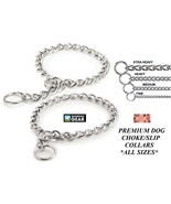 Premium DOG TRAINING CHROME/STEEL CHOKE CHAIN CORRECTION COLLAR*ALL SIZE... - £5.32 GBP+