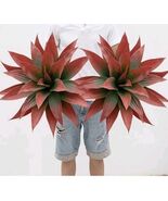 Set Of 2 Artificial Faux Agave Plants 28&quot;  Large UV Resistant NEW Ret $80 - $717.53 MXN