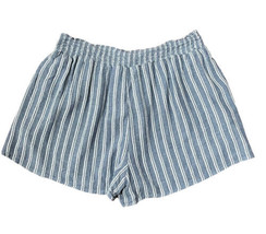 American Eagle XS Striped Shorts Tassel Tie Elastic Waist Boho Beachy - £11.66 GBP