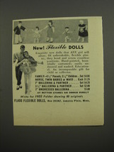 1953 Flagg Flexible Dolls Advertisement - £14.56 GBP