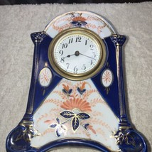 Antique  NEW HAVEN  Victorian Porcelain Wind-Up Mantel Shelf Clock  6860 ,IV-B-7 - £36.97 GBP