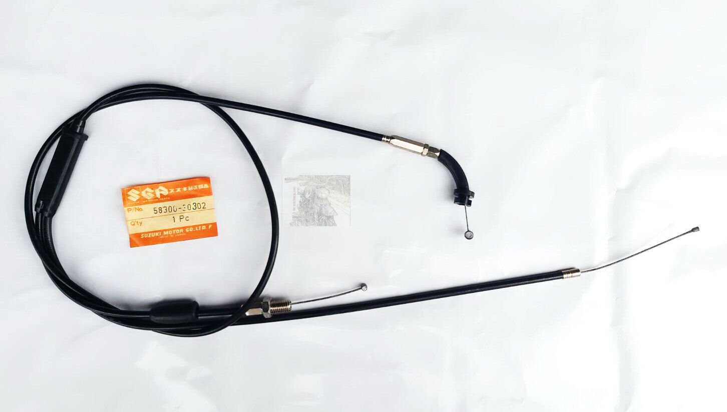 Primary image for FOR Suzuki 250 1976 TS250 TS250A Dual Throttle Cable Ass'y No.1 Nos