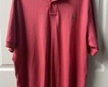 Polo by Ralph Lauren Cotton Short Sleeved Golf Shirt Mens Xtra Large Red... - $17.41