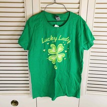 St. Patrick&#39;s Day &quot;Lucky Lady” T-Shirt Size Woman’s Medium - £4.42 GBP