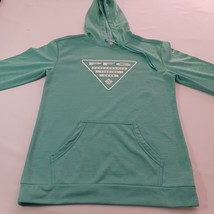 Columbia PFG Hoodie Sweatshirt Women Small Green Pullover Graphic Ladies FL0087 image 8