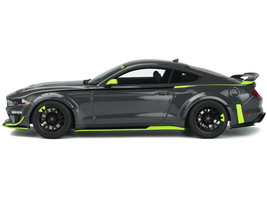 Ford Mustang RTR Spec 5 Gray w Black Green Stripes 10th Anniversary 1/18 Model C - £135.12 GBP