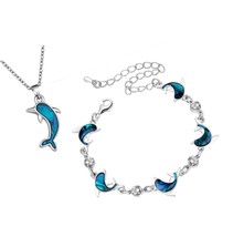 Dolphin Necklace/Anklet/Bracelet for Women - £106.47 GBP