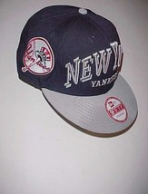 New York Yankees Team Logo MLB AL Adult Unisex Navy Blue Gray Cap One Si... - £38.89 GBP