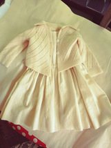 Homemade Primitive look Dress with well worn sweater - $18.00