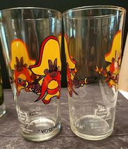 2 YOSEMITE SAM PEPSI COLLECTIBLE GLASSES 1973 image 2
