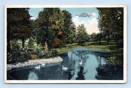 Duck Pond in Hollywood Cemetery Richmond Virginia VA UNP WB Postcard I16 - £4.25 GBP