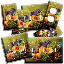 Still Life Fruits Pumpkin Peaches Grapes Light Switch Outlet Kitchen Wall Plates - £14.22 GBP+