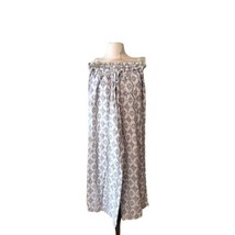  Sincerely Jules Pants Lounge Blue/White Linen Viscose Blend Wide Leg Sm... - $15.65