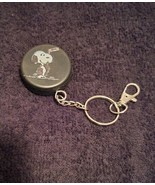 Snoopy Hockey Puck Keychain with Clip - £11.01 GBP