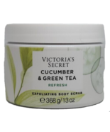 Victoria&#39;s Secret Cucumber &amp; Green Tea Refresh Exfoliating Body Scrub 13... - £15.71 GBP