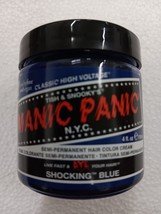 Manic Panic Classic High Voltage Semi-Permanent Hair Dye Shocking Blue Free Ship - $11.26