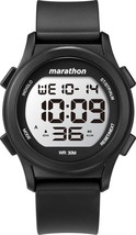 Timex TW5M43600, Men&#39;s Marathon Resin Watch, Indiglo, Alarm, Stopwatch - £21.72 GBP