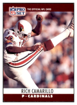 1990 Pro Set Rich
  Camarillo   Phoenix Cardinals Football
  Card GMMGA - $0.50