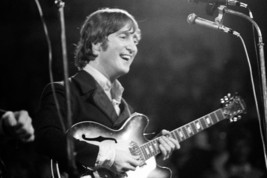 John Lennon On Stage Classic The Beatles Playing Guitar Concert 18x24 Poster - $23.99