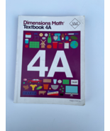 Homeschool Dimensions math Singapore Math Student Textbook 4A c. 2021 used - $10.86 CAD
