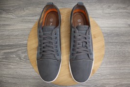 Polar Fox Shoe Mens 10.5 Sneaker Gray White Flat Lace Up MPX-30180 Casual - $35.62