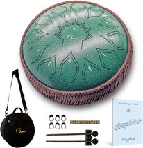 Orora Steel Tongue Drum (12 Inches 13 Notes) - Hand Pan - Free 20, Unique Gift - $90.99