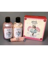 Philosophy Pink Frosted Shampoo Shower Lotion &amp; Lip Shine Set 3pc Lot HTF - $84.15