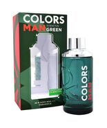 COLORS GREEN * Benetton 6.8 oz / 200 ml Eau de Toilette &quot;EDT&quot; Men Cologn... - €34,34 EUR