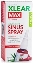 Xlear MAX Saline Nasal Spray, Natural Formula with Xylitol, Capsicum and Aloe, N - £62.34 GBP