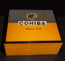 cohiba humidor &amp; cohiba crystal ashtray - £398.11 GBP