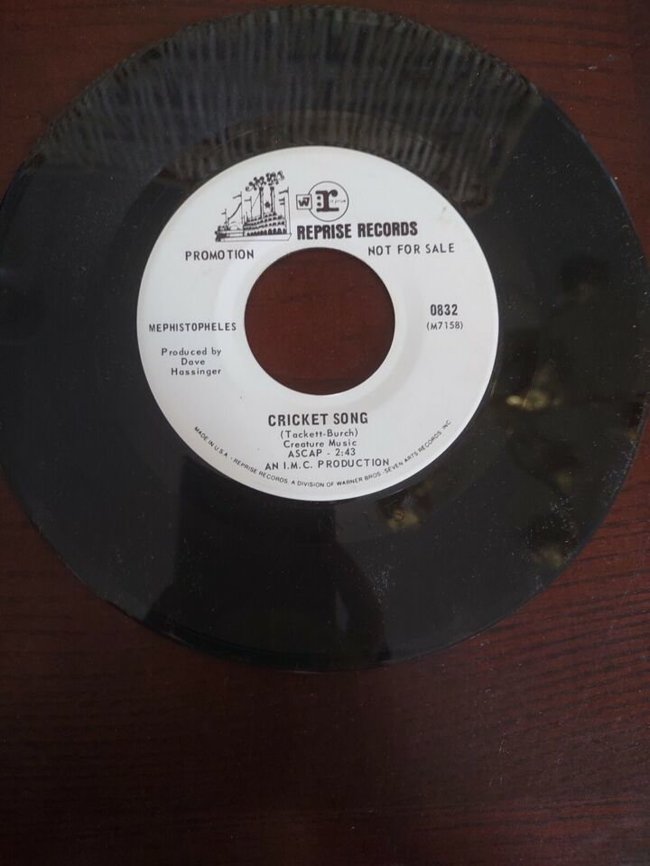 Reprise Records Cricket Song 45 Album - $10.00