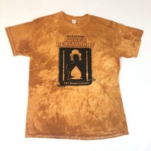 Arlo Guthrie Alices Restaurant 50th Anniversary Tie Dye Orange T Shirt L... - £31.09 GBP