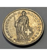 1982 Switzerland Helvetia 1 Franc Copper-Nickel Standard Circulation Coin - €2,52 EUR