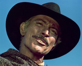 Lee Van Cleef iconic spaghetti western portrait in hat 8x10 Photo - £6.30 GBP