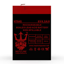 EL2 (6v 6.5ah) 6V 4.5Ah SLA Replacement Emergency Lighting Battery by Neptune - £23.97 GBP